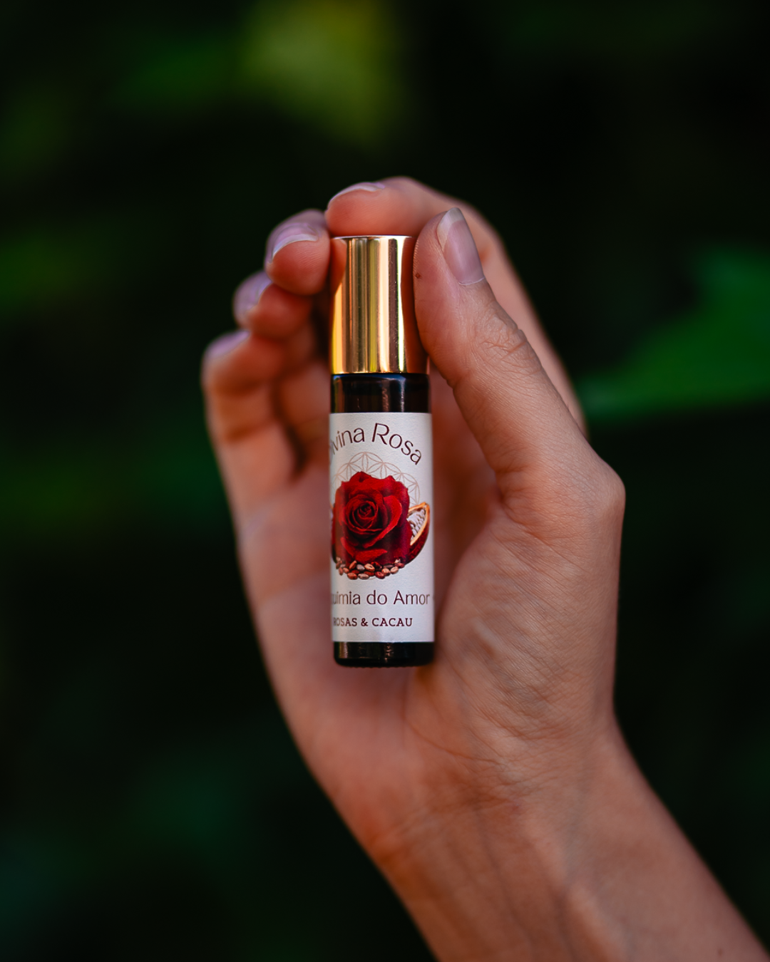 Alquimia do Amor — Rosa vermelha & cacau